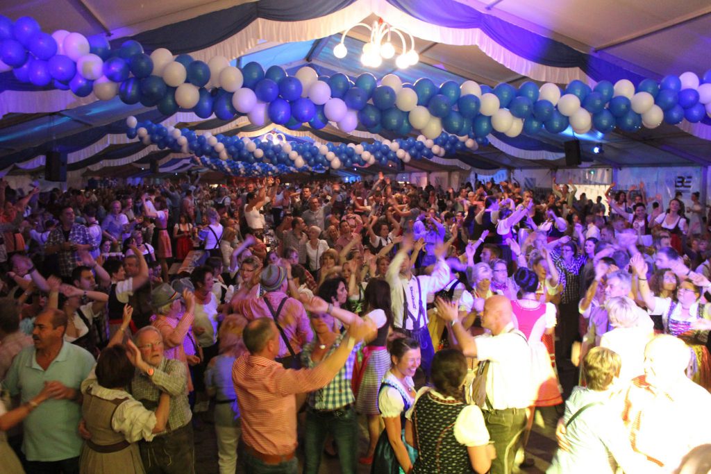 Oktoberfest-Zelt in Lemgo / Ostwestfalen